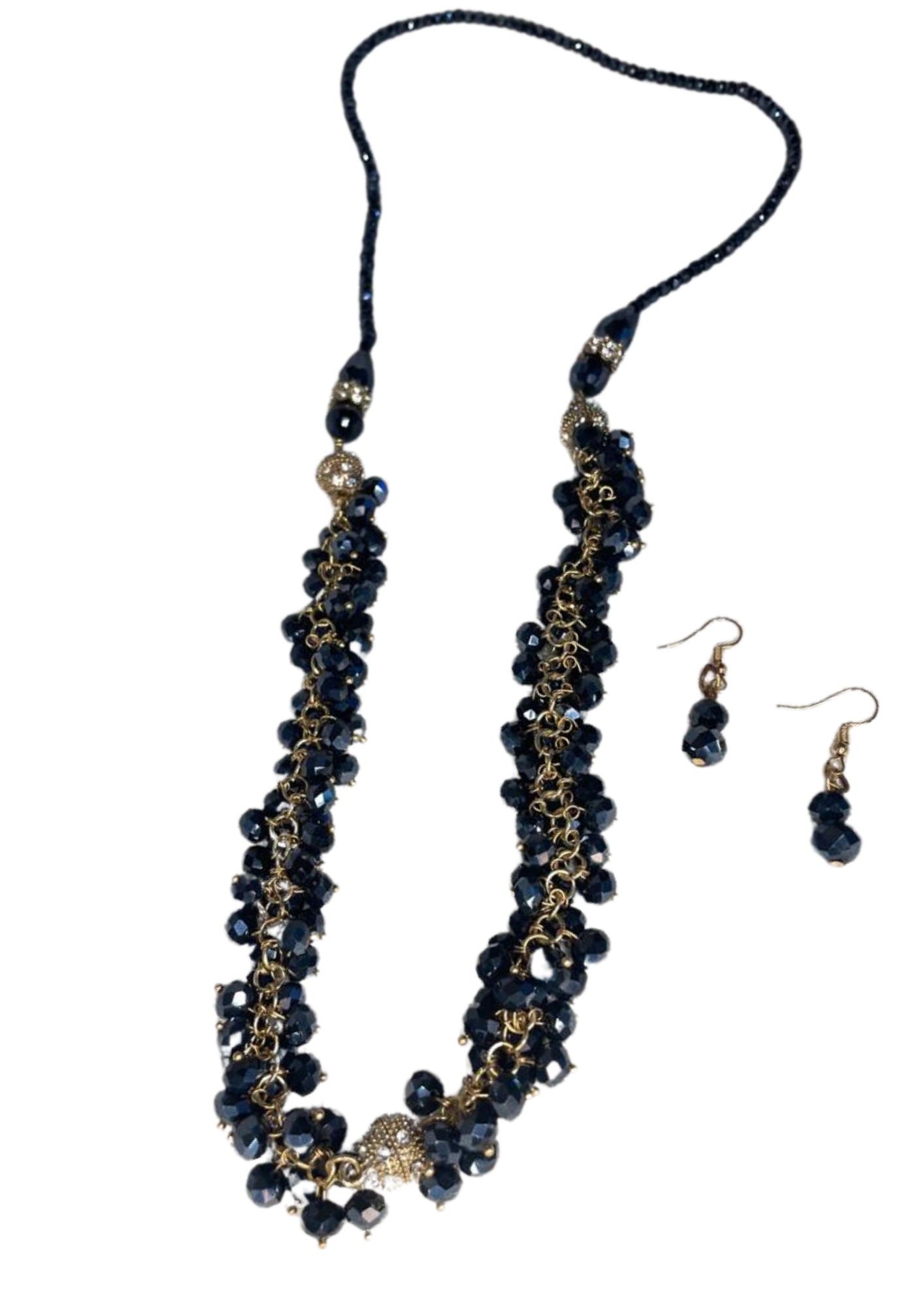 7-in 1 Navy Blue Necklace