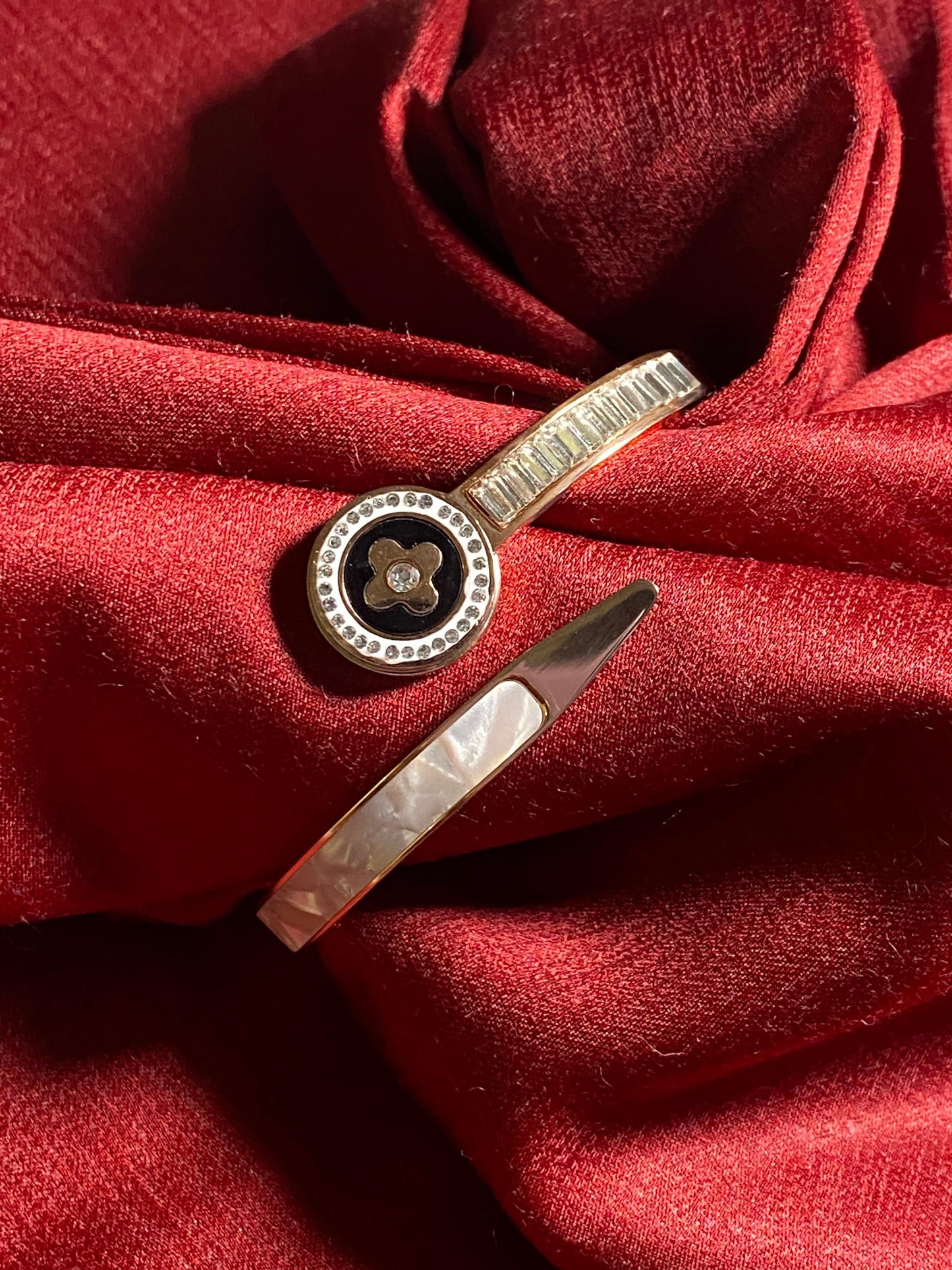 Black Diamond Anti tarnish Kada