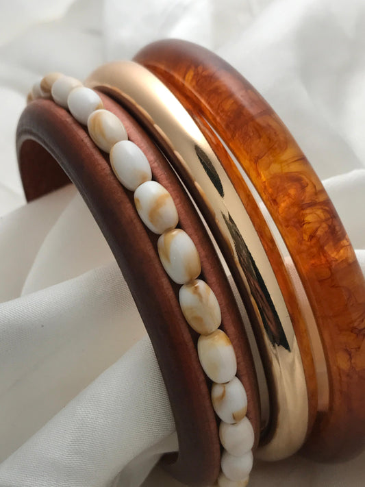 Natural Grace Bangle Stack