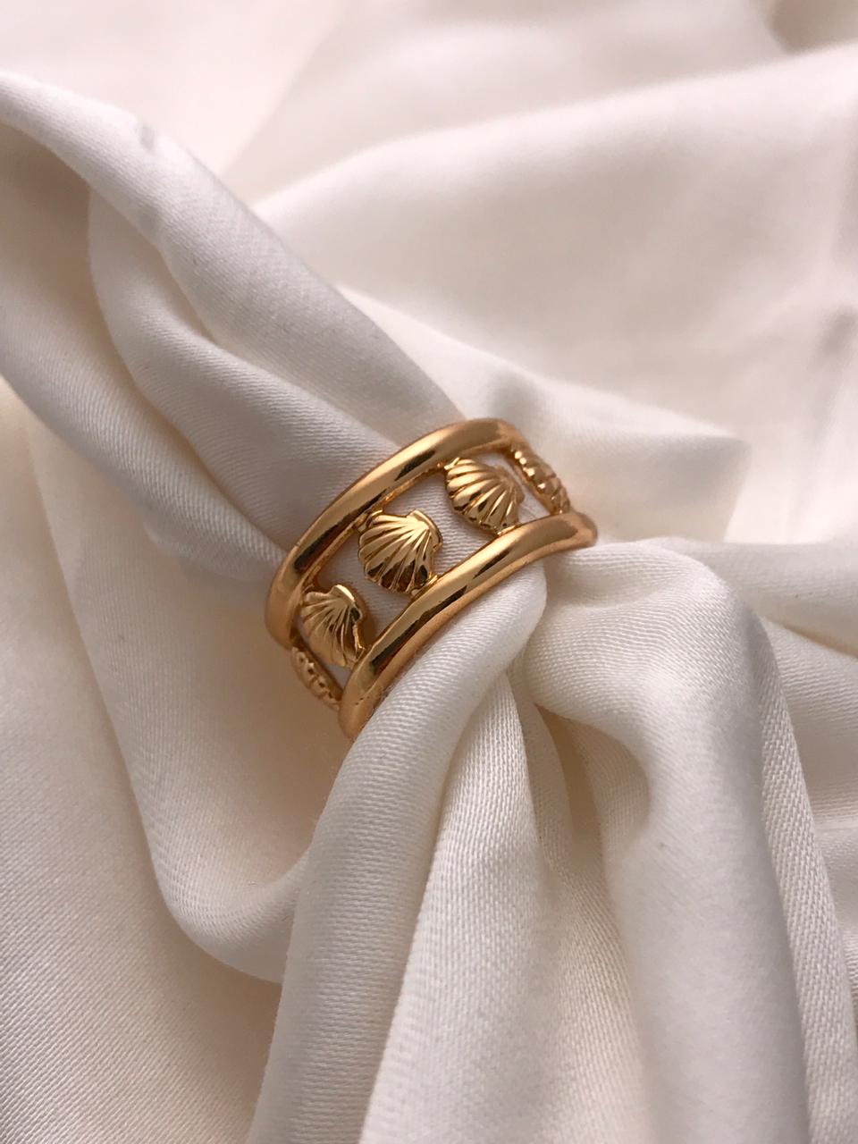 Scallop Shell Band Ring