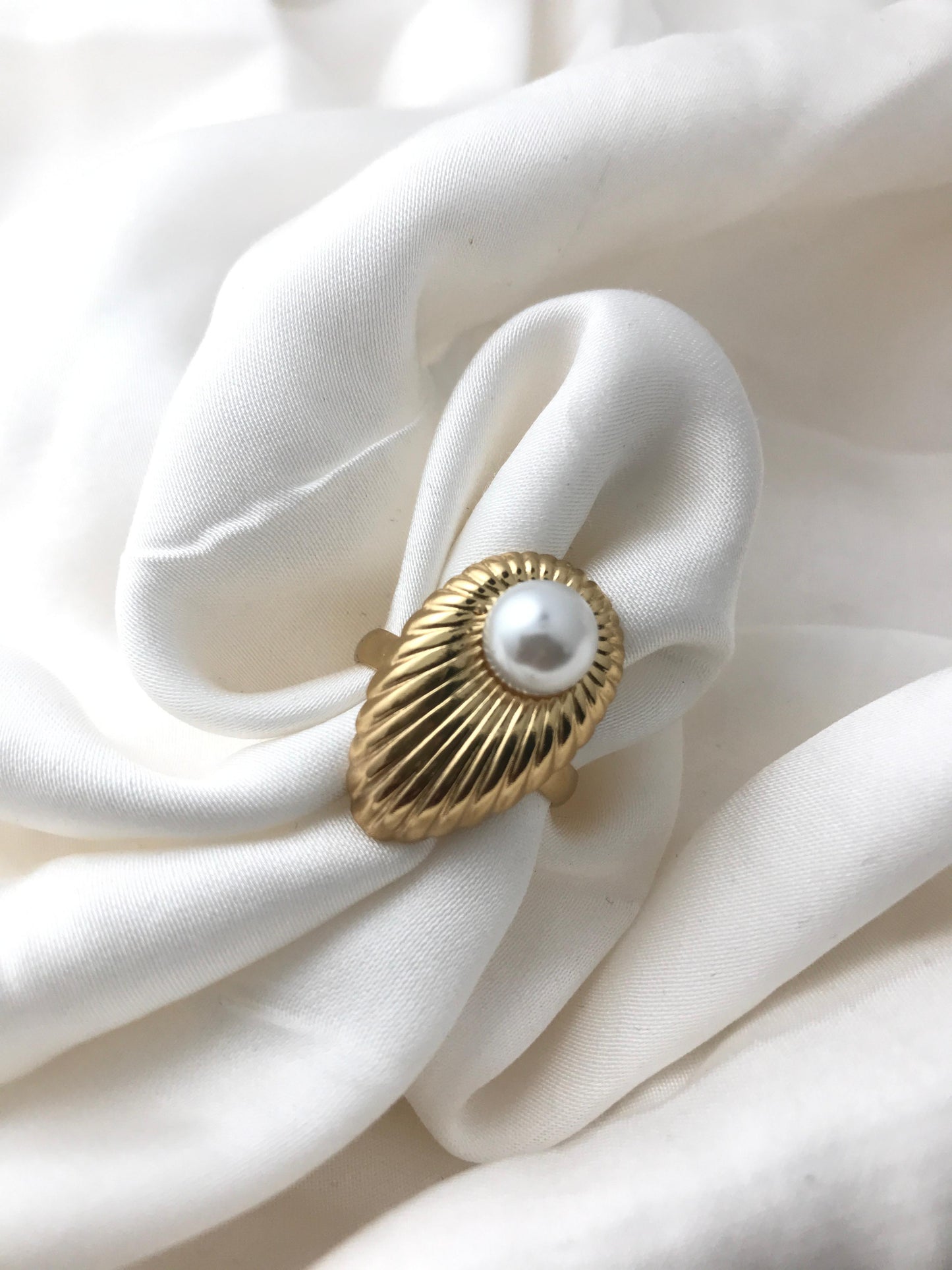 Pearl Statement Ring