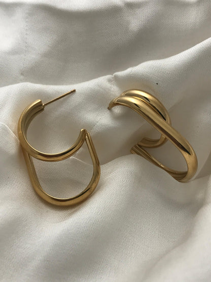Entwined Hoops Earrings