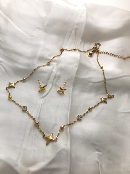 Lucky Clover Charm  Necklace