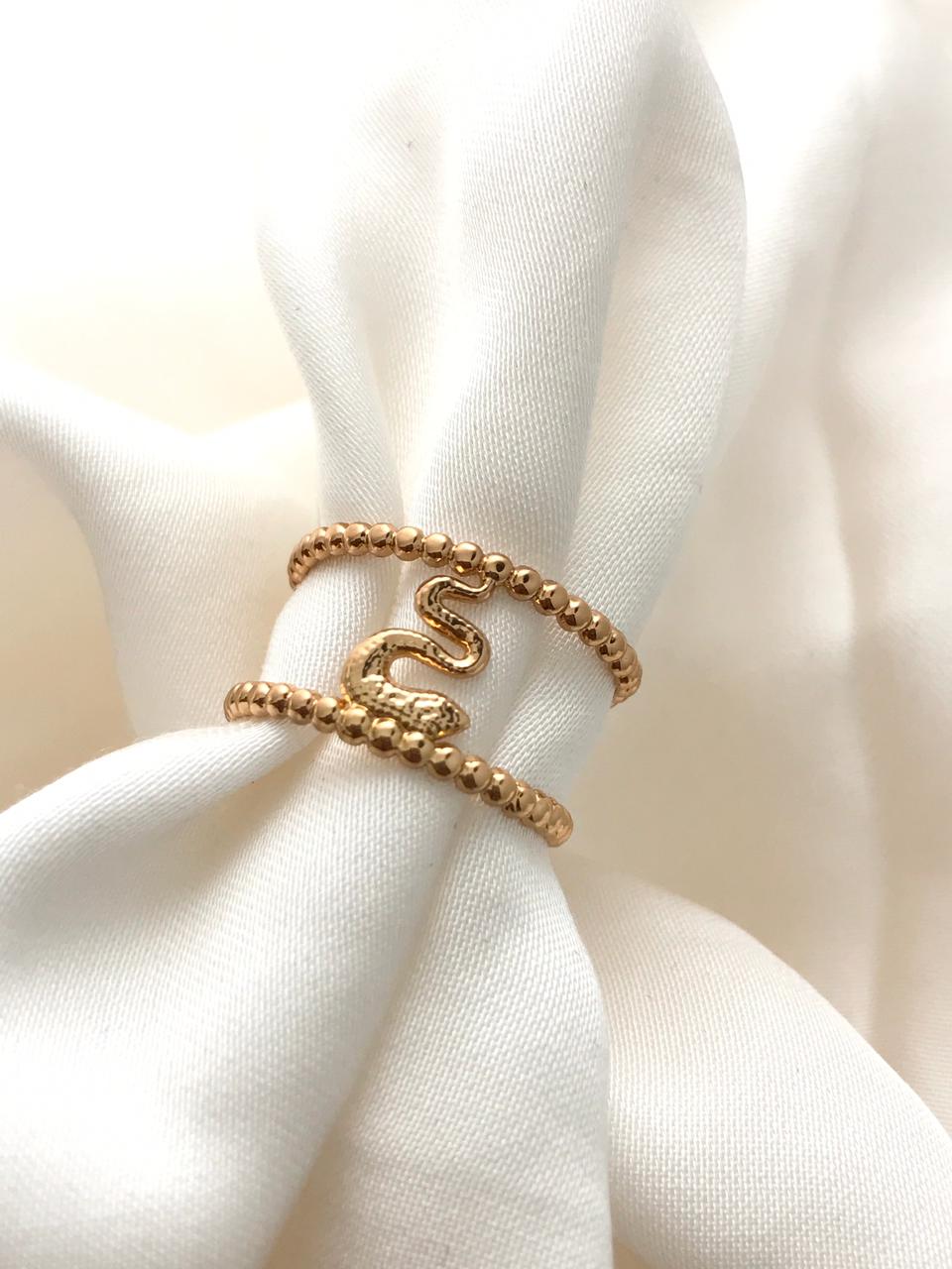 Golden Serpent Ring
