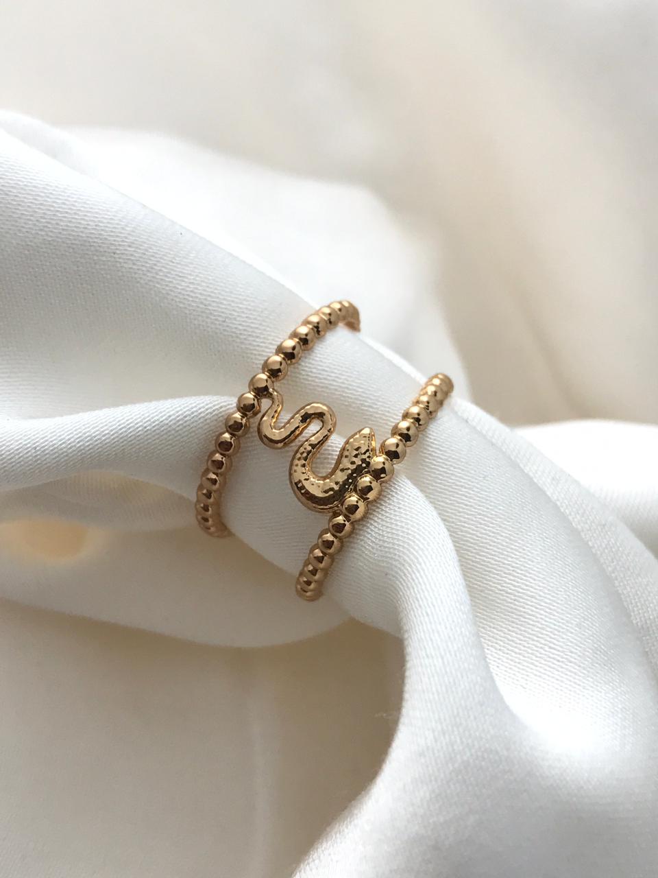 Golden Serpent Ring