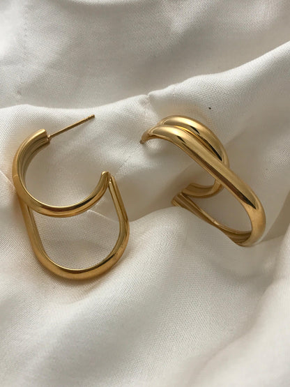 Entwined Hoops Earrings