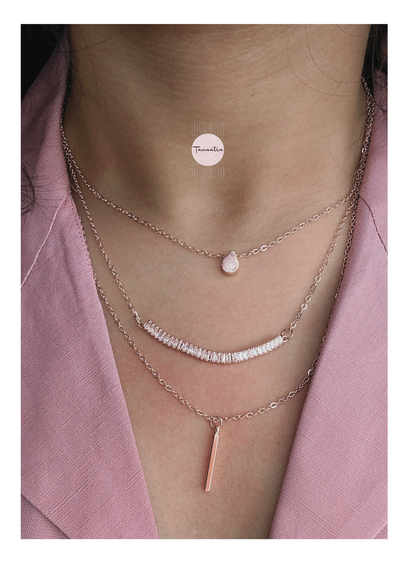 Stone Drop Necklace