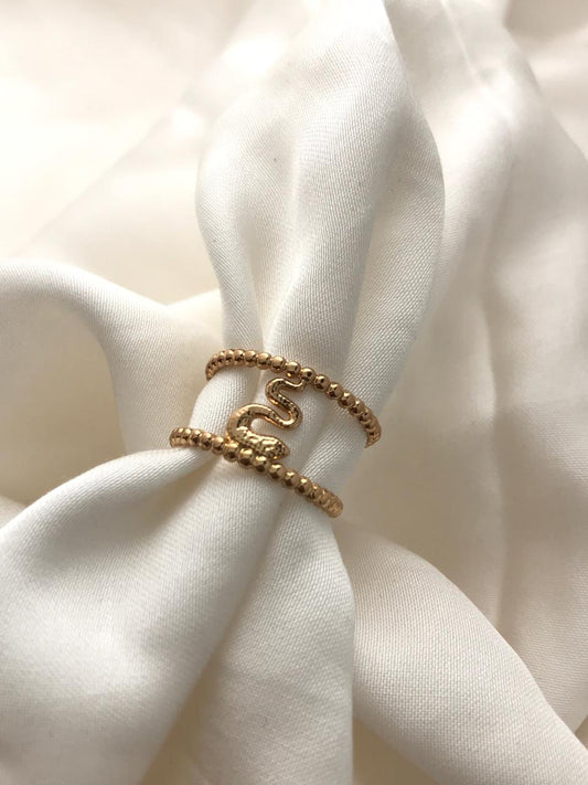 Golden Serpent Ring