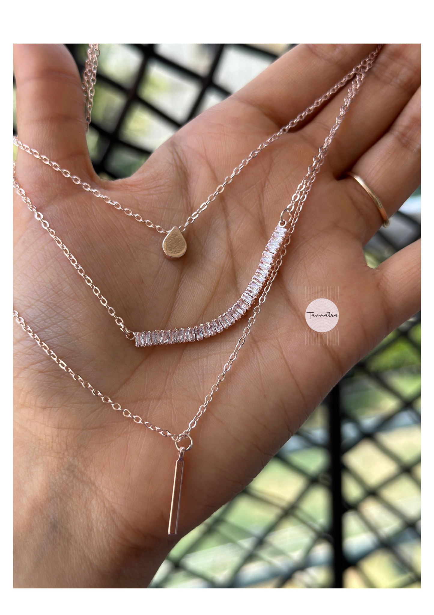 Stone Drop Necklace