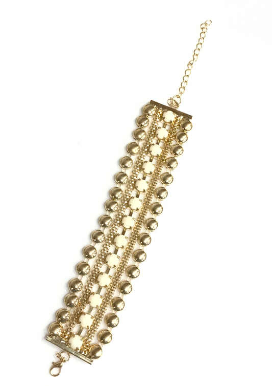 Cream Bracelet