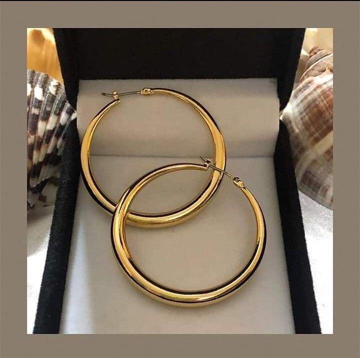 Geometric Square Hoops Earrings