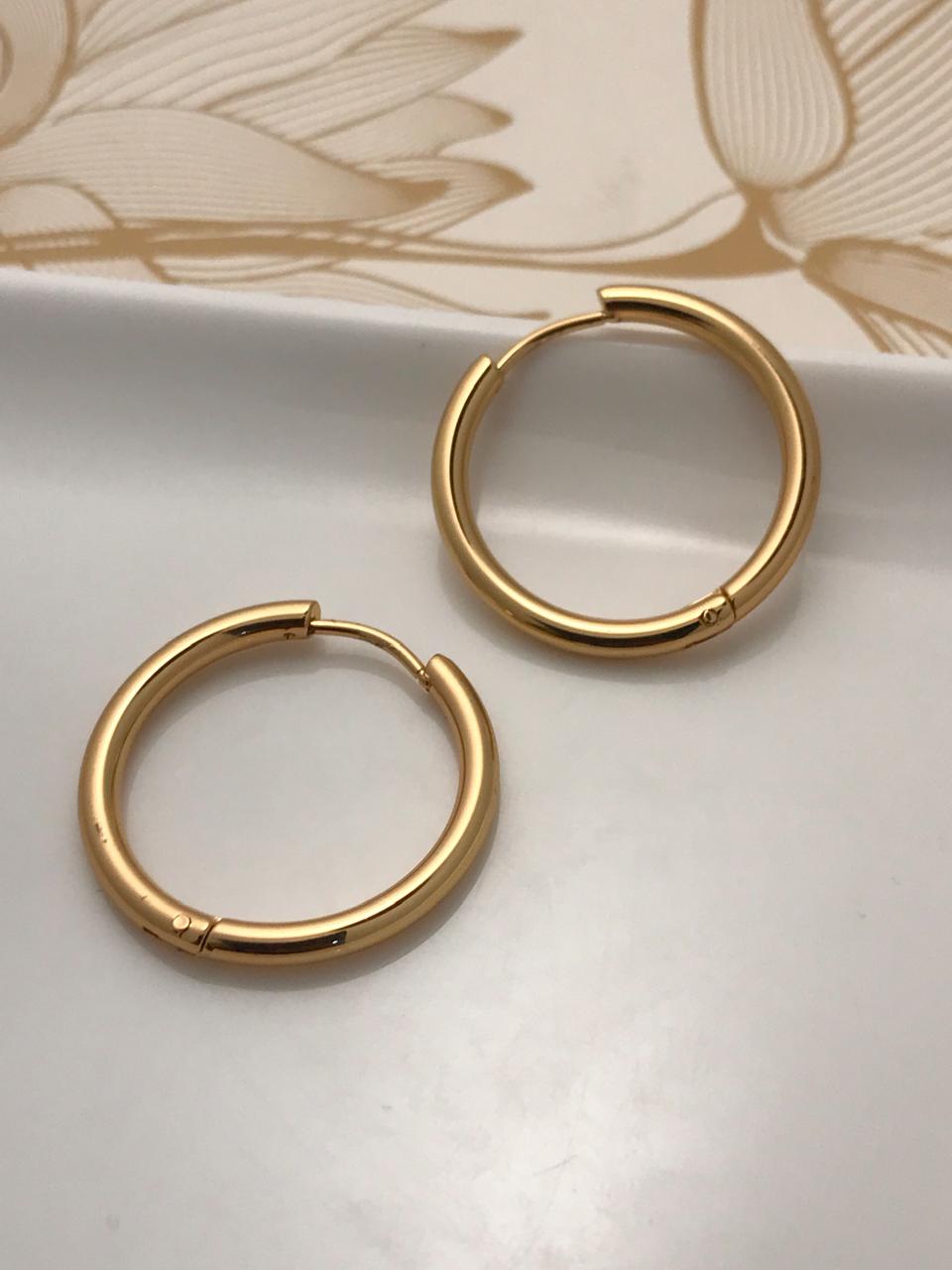 Geometric Square Hoops Earrings