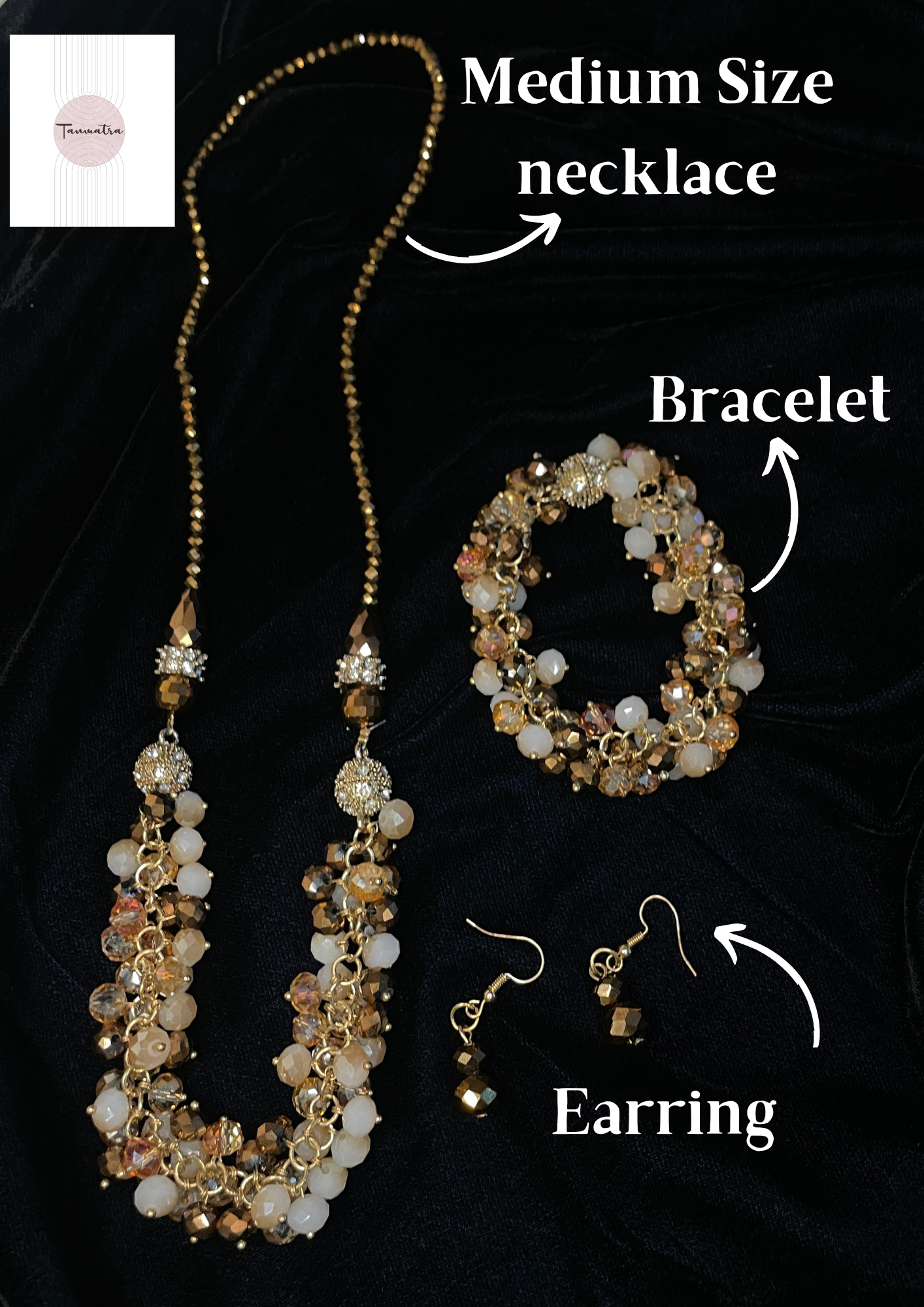 7 in 1 Copper Nude necklace