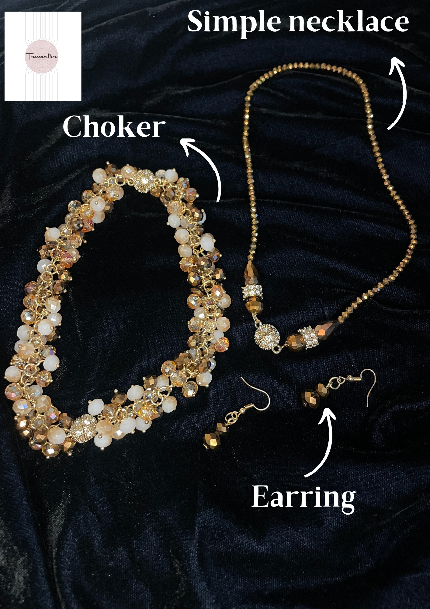 7 in 1 Copper Nude necklace