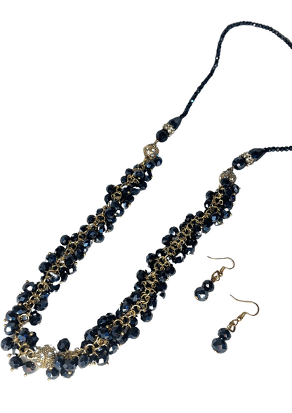 7-in 1 Navy Blue Necklace