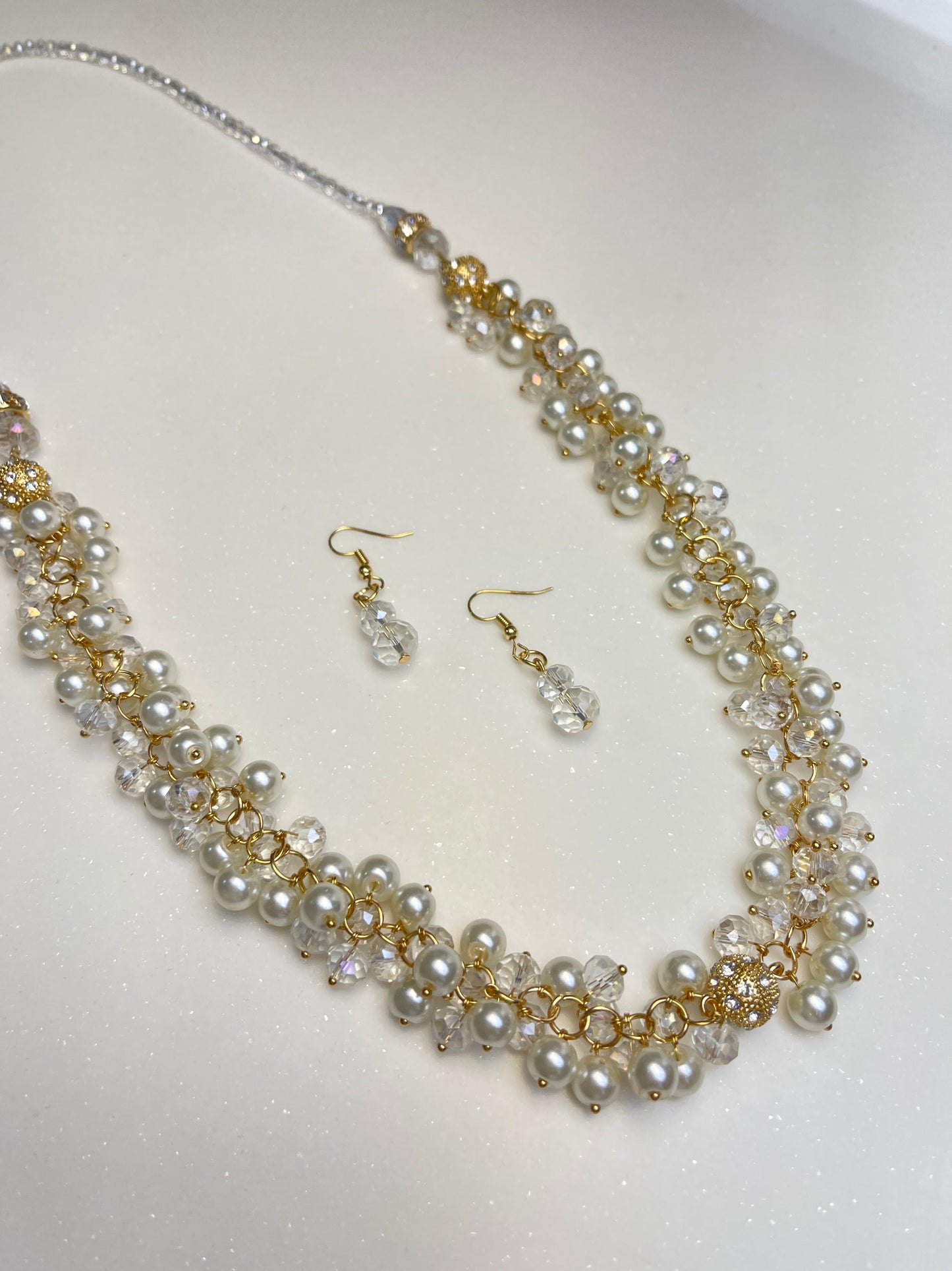 7 in 1 Pearl White Necklace