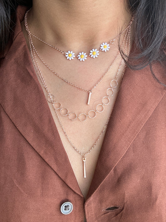 Daisy Layered Necklace