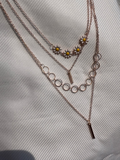 Daisy Layered Necklace