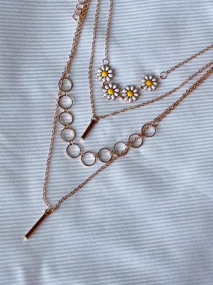 Daisy Layered Necklace