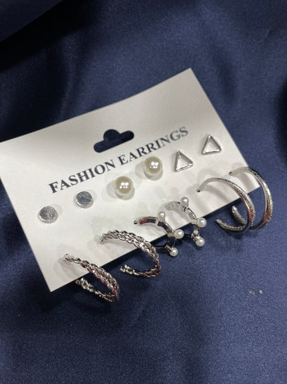 Beach Silver earrings Combo