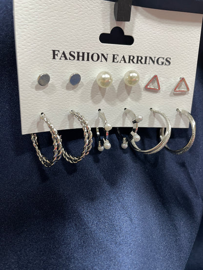Beach Silver earrings Combo