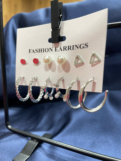 Beach Silver earrings Combo