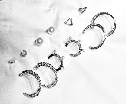 Beach Silver earrings Combo