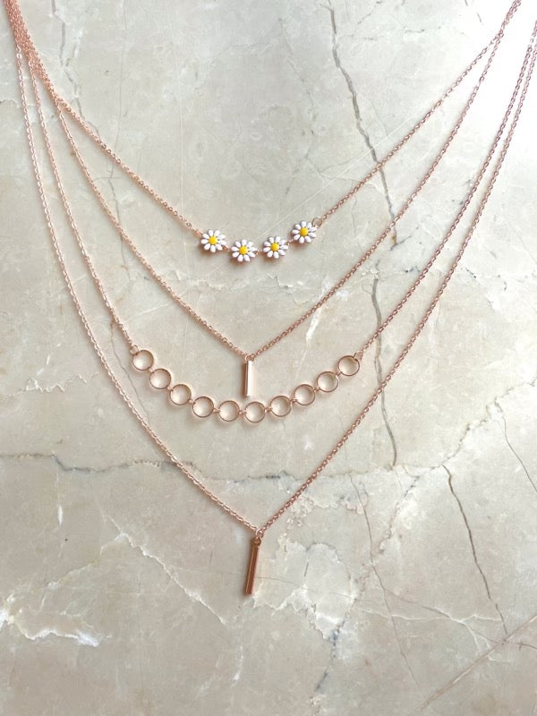 Daisy Layered Necklace