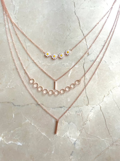 Daisy Layered Necklace