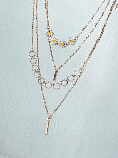 Daisy Layered Necklace