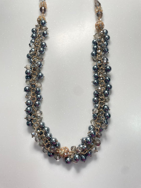 7 in 1 Gray Necklace