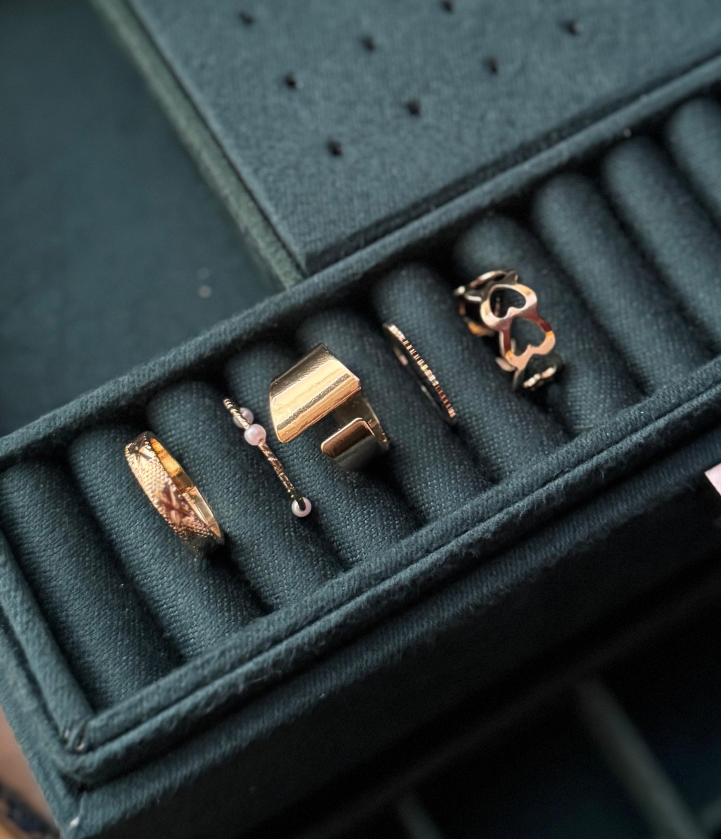 Gold Ring Heart