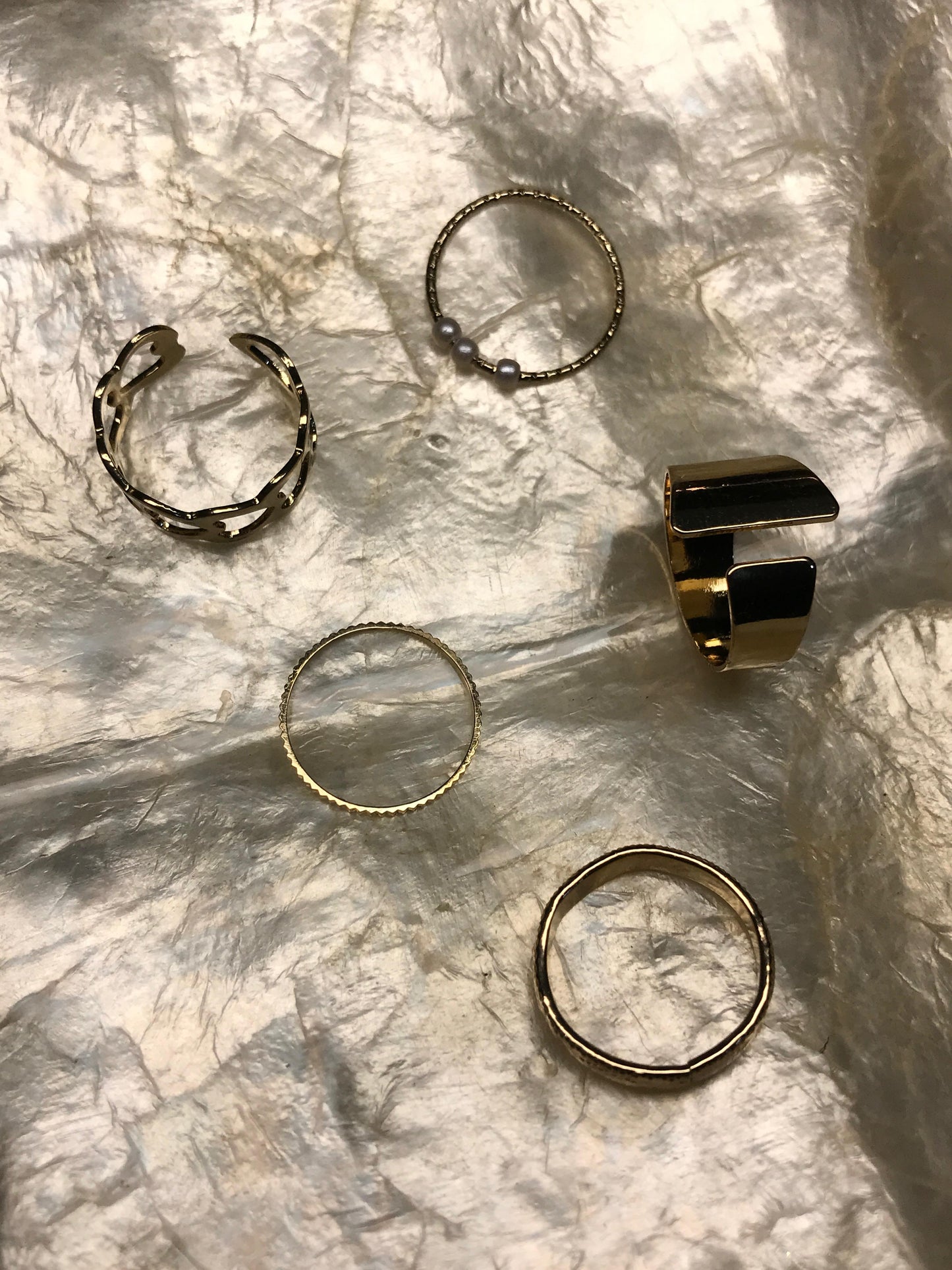 Gold Ring Heart