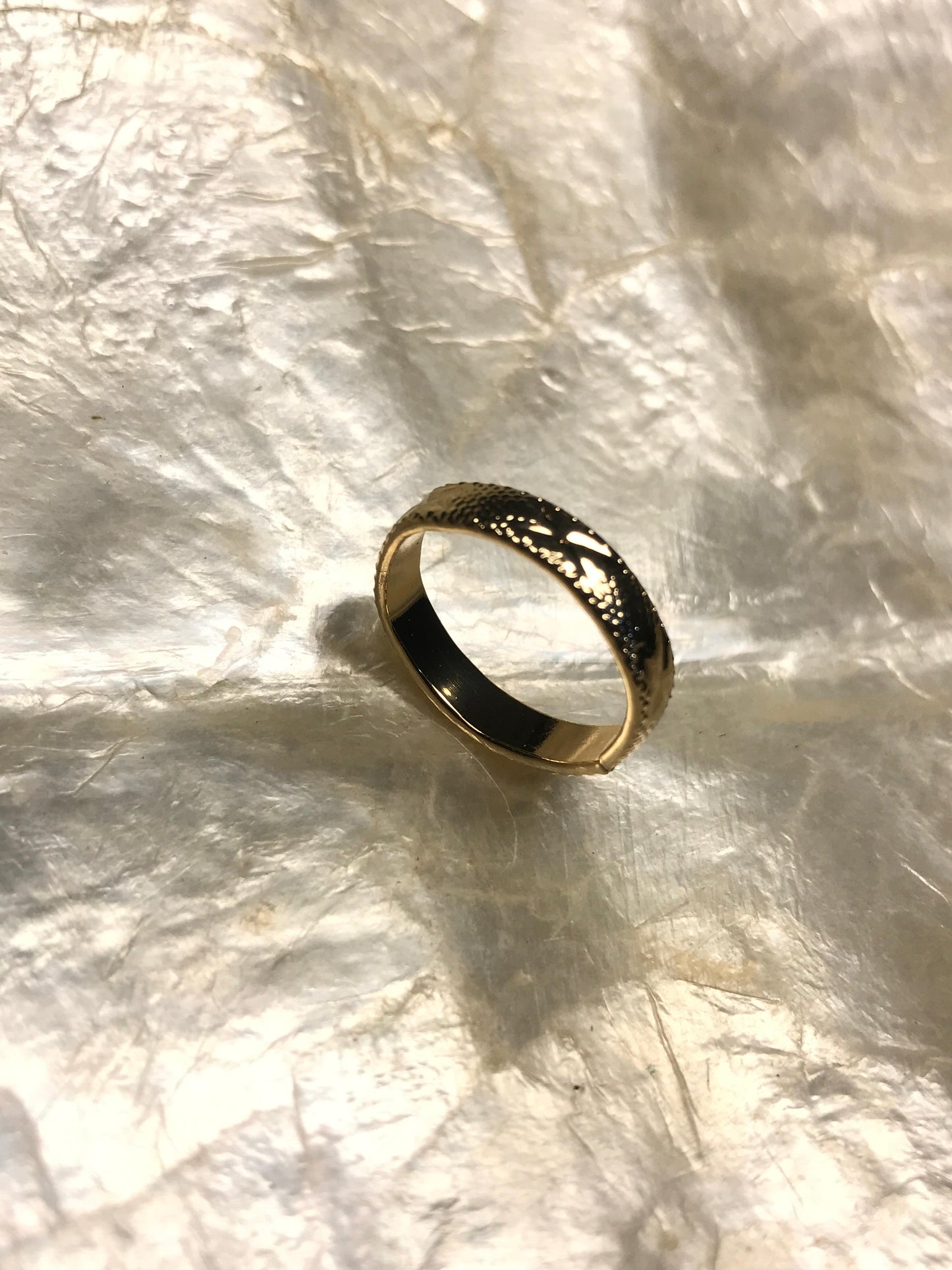 Gold Ring Heart