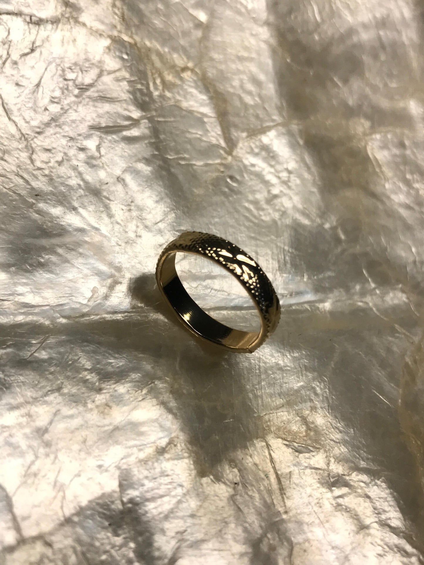 Gold Ring Heart