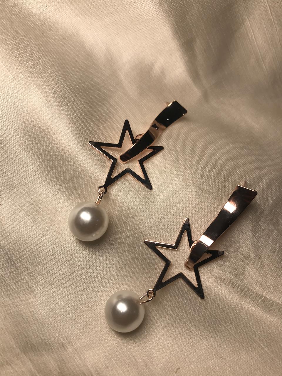 Pearl star Earring