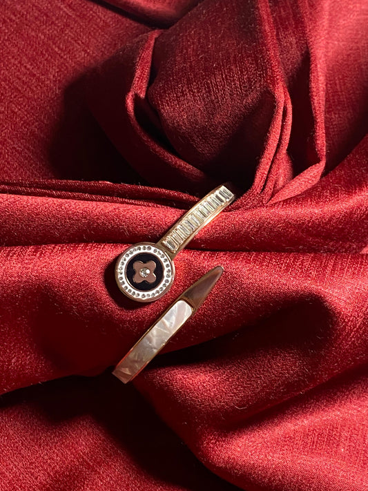 Black Diamond Anti tarnish Kada