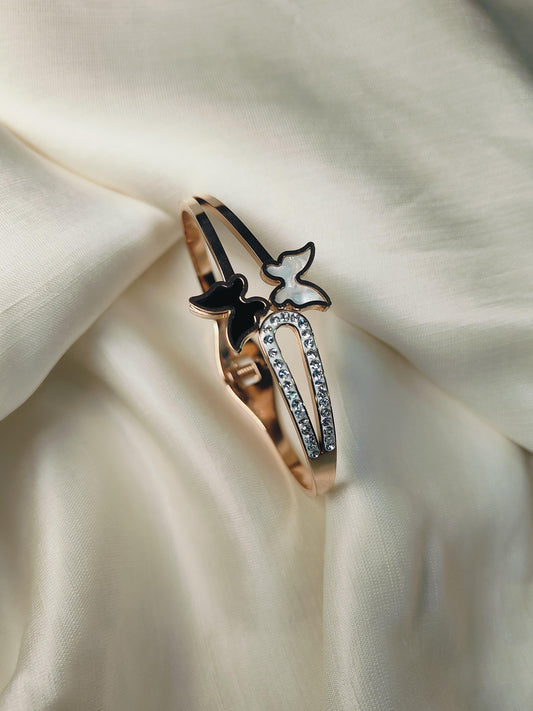 Black White Butterfly Kada