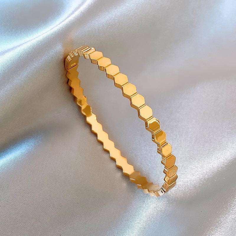 Honeycomb Hexagon Bracelet