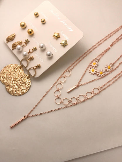 4 - Layered Necklace Combo - 4