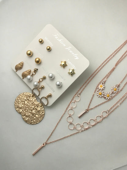 4 - Layered Necklace Combo - 4