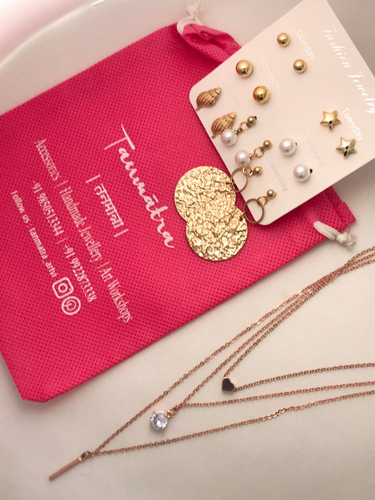 3 - Layered Necklace Combo - 4