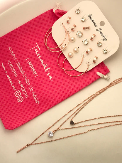 3 - Layered Necklace Combo - 6
