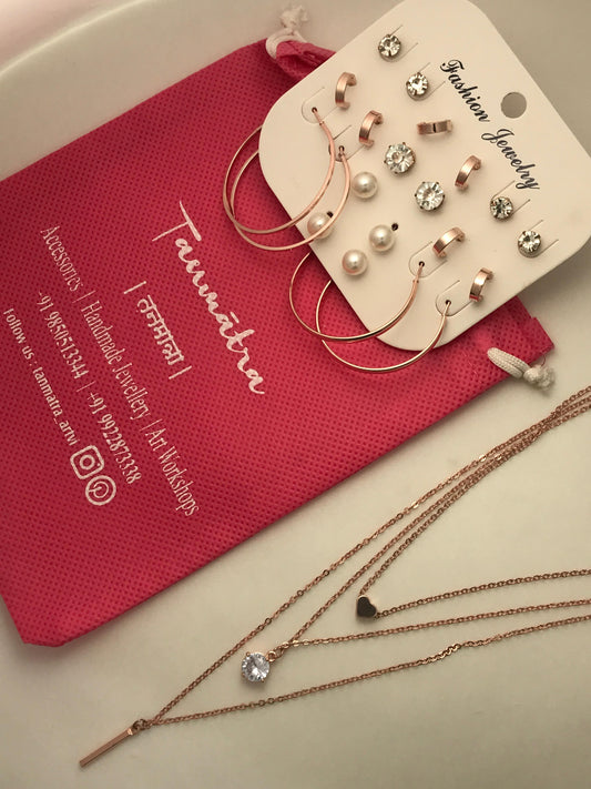 3 - Layered Necklace Combo - 6