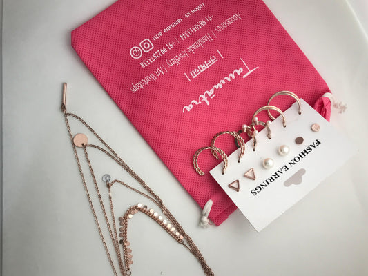 4 - Layered Circle Necklace Combo - 2