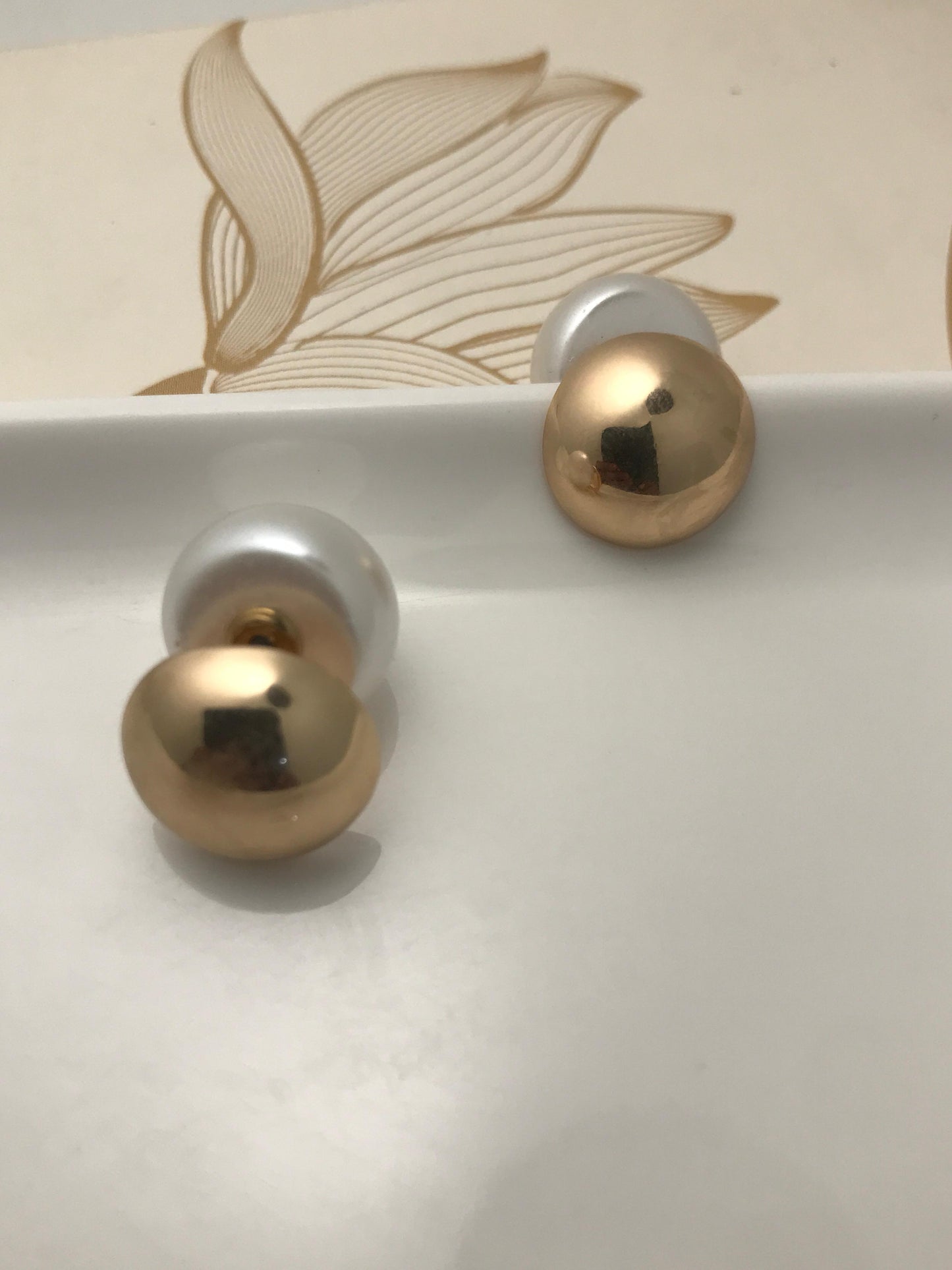 Two Tone Elegance earrings