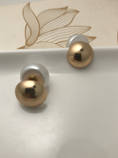 Two Tone Elegance earrings