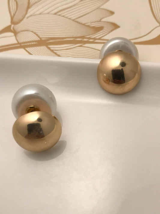Two Tone Elegance earrings