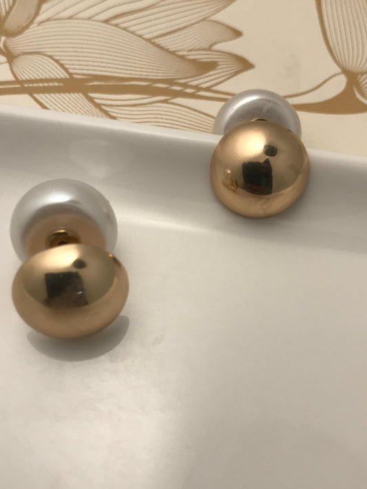 Two Tone Elegance earrings