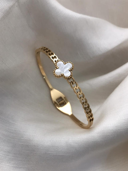 White Clover Motif Kada